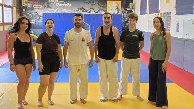 Groupe du challenge Taïso au Dojo Dornois